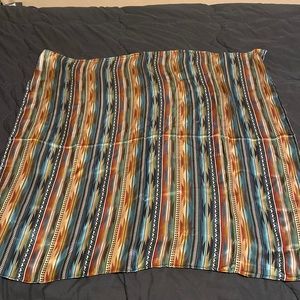 Western print scarf